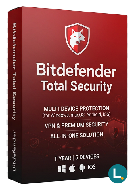 Bitdefender Total Security 3 device 3 device 1 year